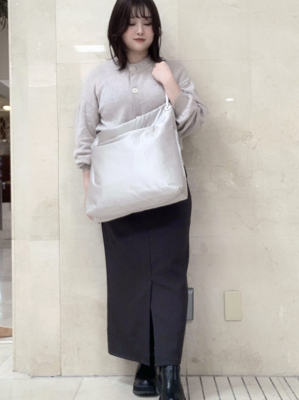 mさんの「HIROKO HAYASHI｜ENORME（エノルメ）ショルダーバッグ」を使ったコーディネート