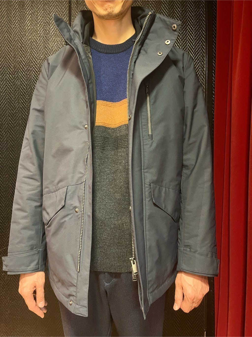  matsuさんの「TAKEO KIKUCHI｜【3WAY／撥水】ドビーメモリー ダウンライナーブルゾン」を使ったコーディネート