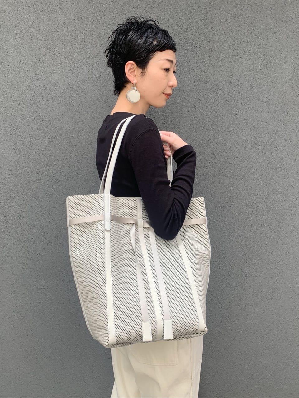 Kさんの「HIROKO HAYASHI｜PANIER（パニエ） トートバッグL」を使ったコーディネート