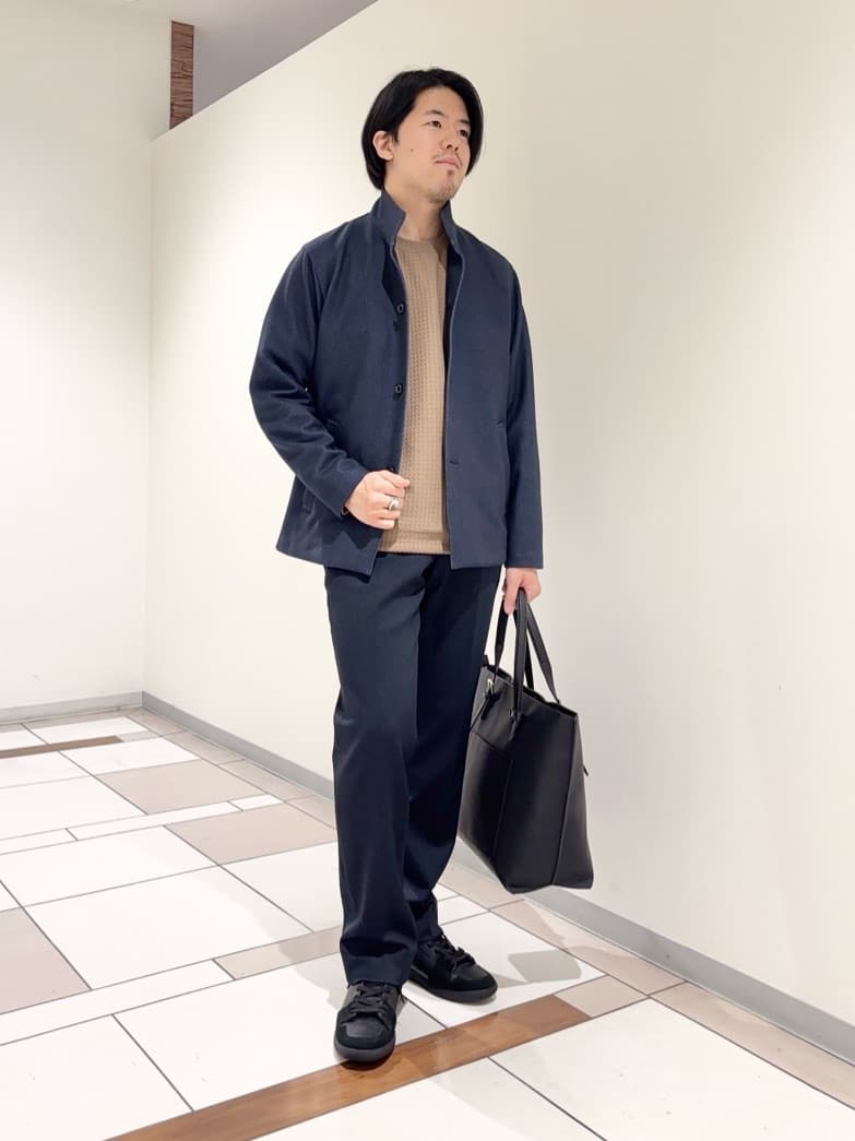 及川さんの「TAKEO KIKUCHI｜【DOWN FABRIC】ダウンファブリック スタンドカラーブルゾン」を使ったコーディネート