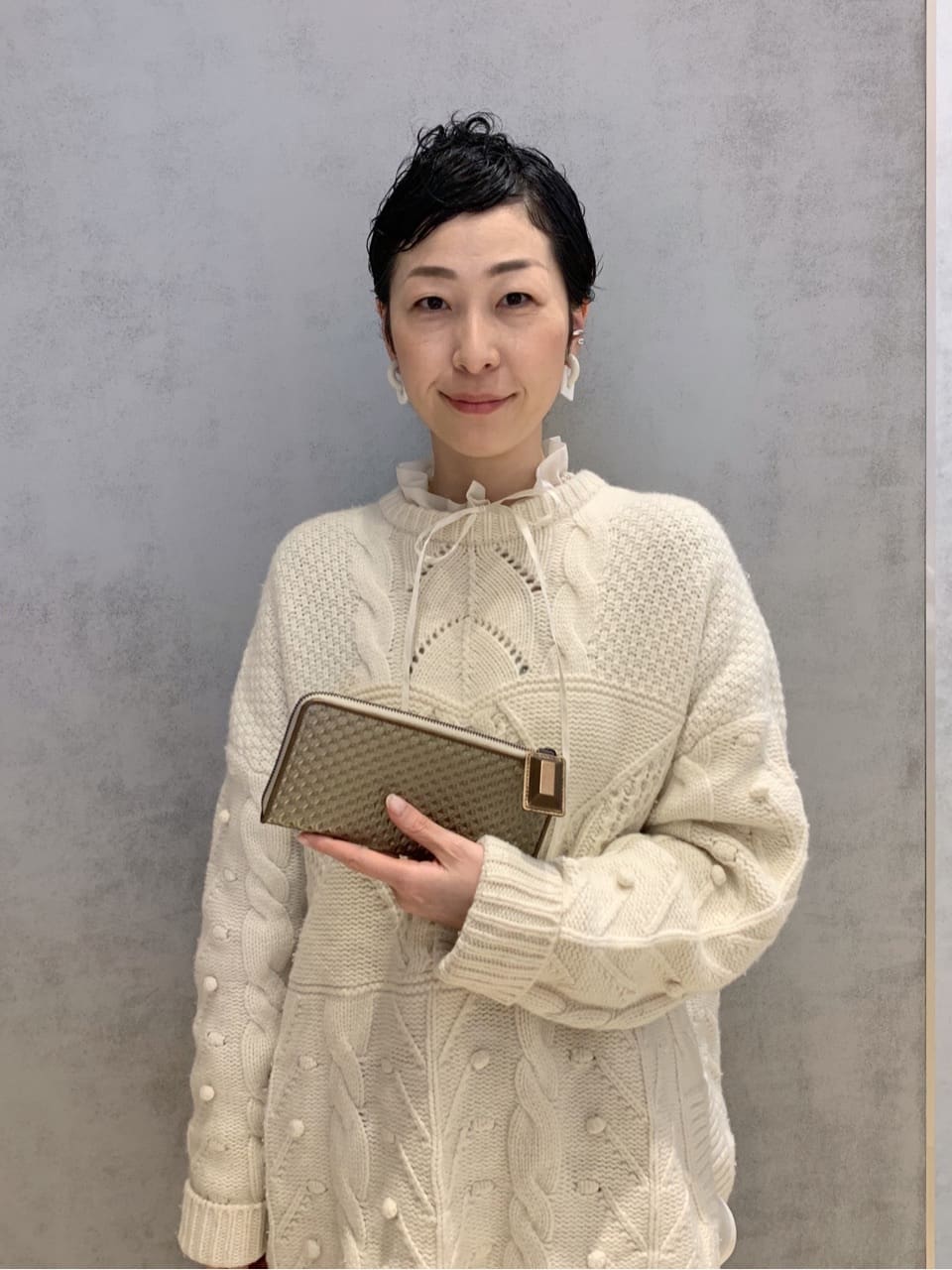 Kさんの「HIROKO HAYASHI｜CARATI（カラーティ）長財布ミニ」を使ったコーディネート