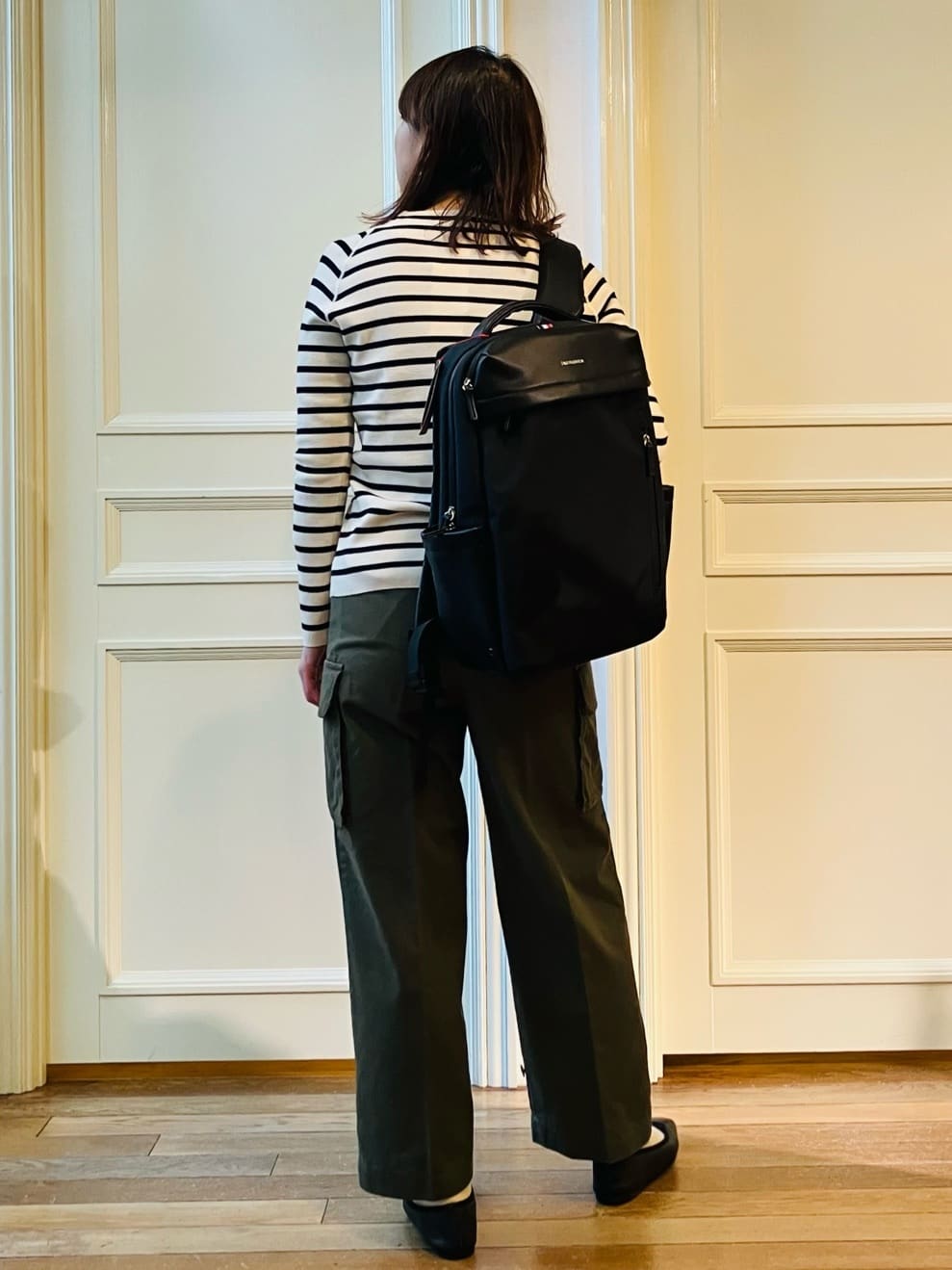 TSUKUIさんの「DRESSTERIOR｜◆ソフトレザーバレエシューズ」を使ったコーディネート