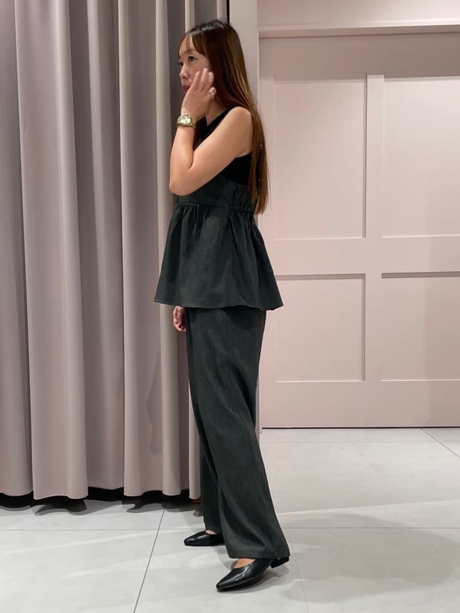maiさんの「ESPERANZA｜《定番》晴雨兼用クッションフラットパンプス」を使ったコーディネート