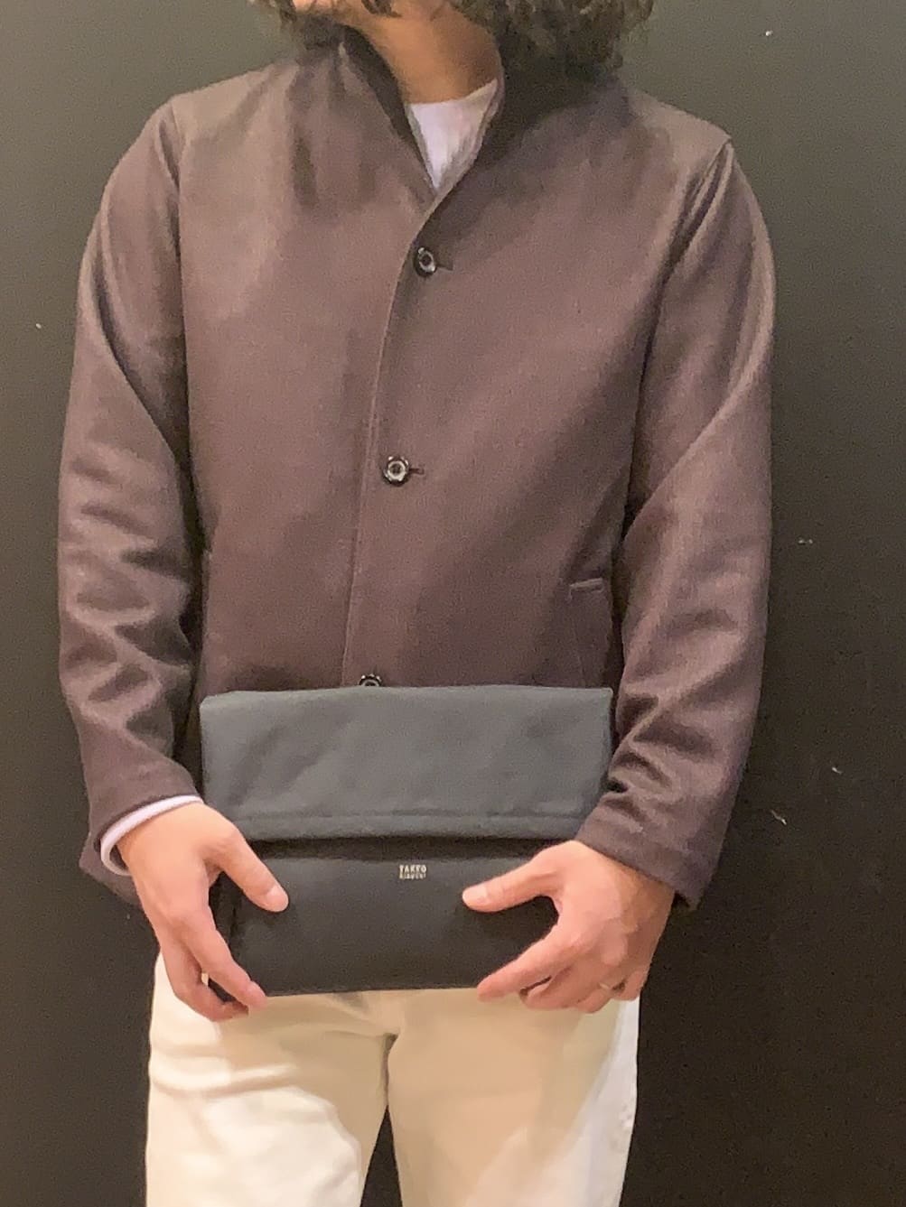 木村剛さんの「TAKEO KIKUCHI｜【DOWN FABRIC】ダウンファブリック スタンドカラーブルゾン」を使ったコーディネート