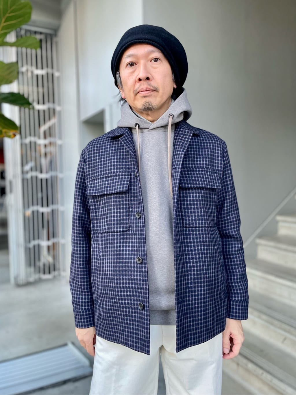 デザイナーTAKEman さんの「TAKEO KIKUCHI｜フルベジタンニンレザー バックパック」を使ったコーディネート