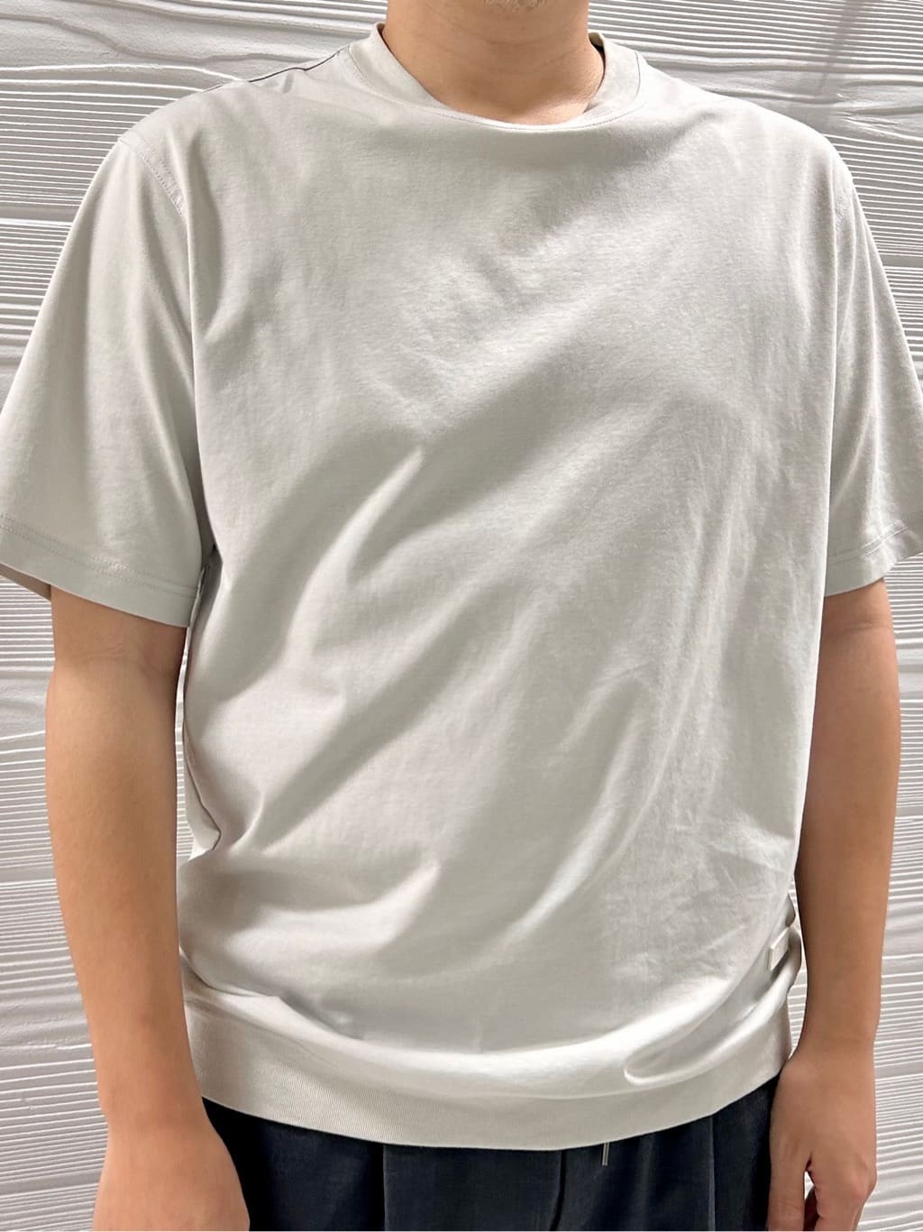 すーさんの「TAKEO KIKUCHI｜【抗菌防臭／5サイズ展開】ハイゲージポンチ Tシャツ」を使ったコーディネート