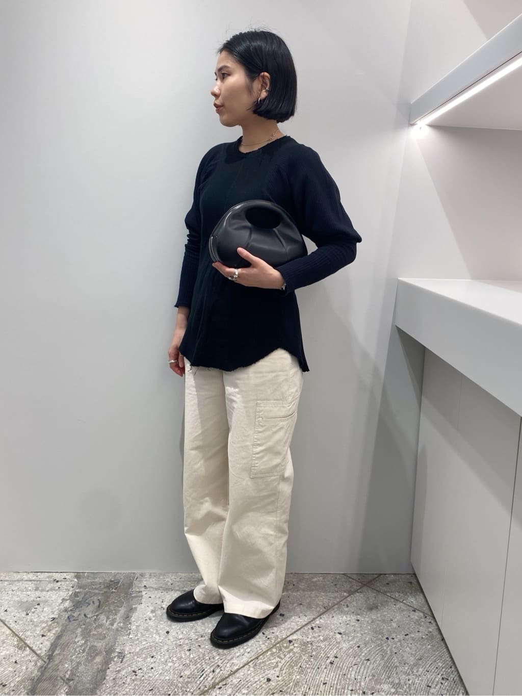 Uさんの「HIROKO HAYASHI｜◆LEO(レオ)クロワッサンバッグM」を使ったコーディネート