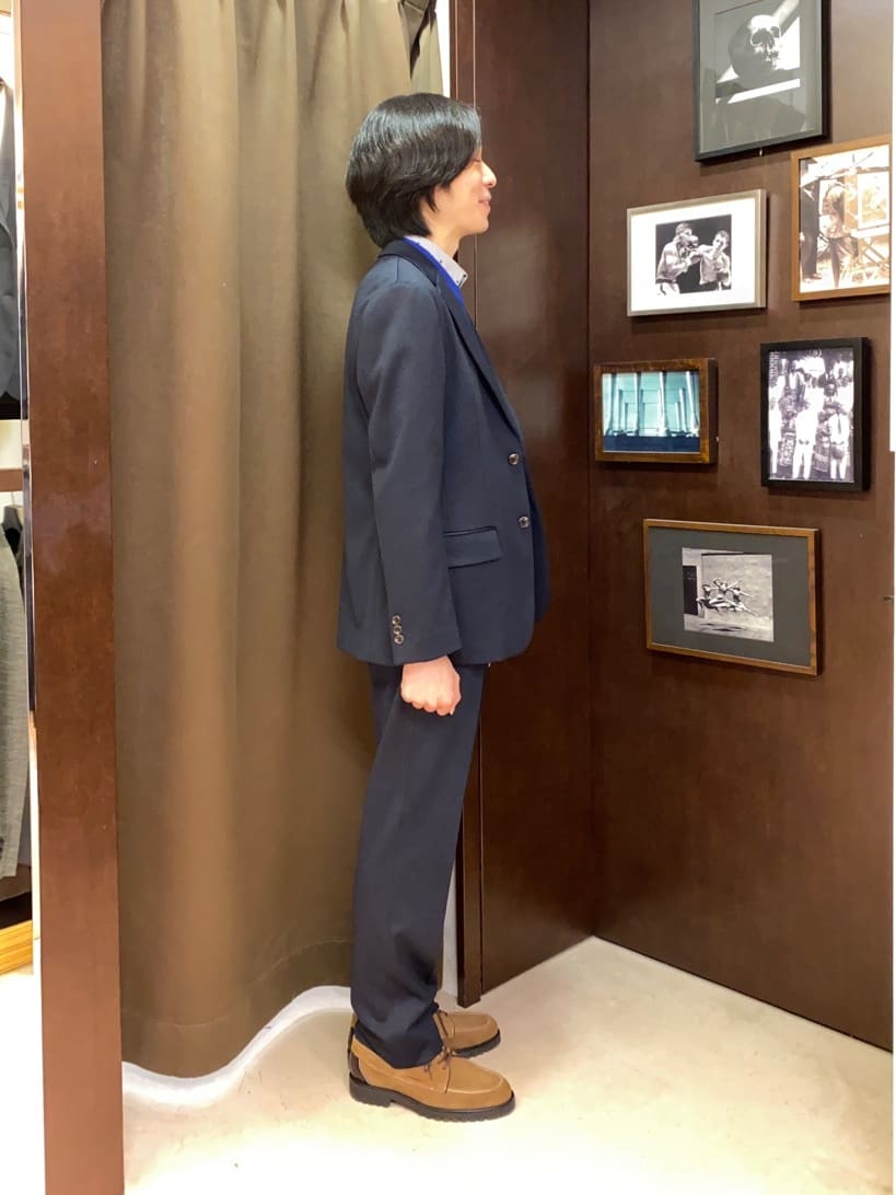 コバヤシさんの「TAKEO KIKUCHI｜ハットモチーフ ジャカード ストライプ シャツ」を使ったコーディネート