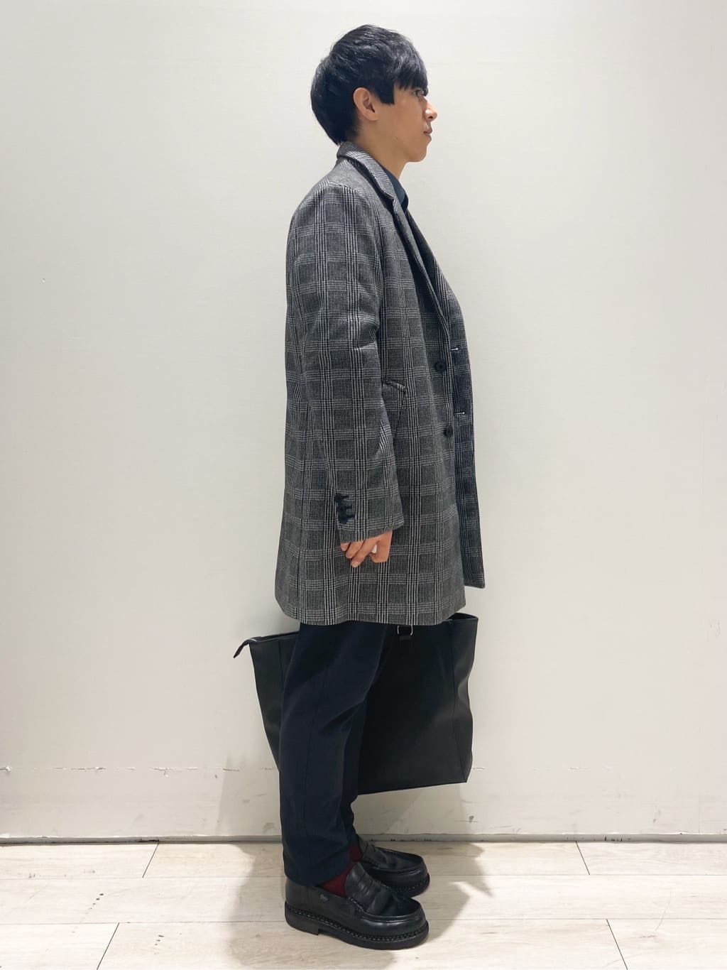 Ichiさんの「THE SHOP TK｜【ご好評につき再入荷！！】合皮トートバッグ イヤホンケース付き/A$収納可/PCスリーブ付き/ビジネ」を使ったコーディネート