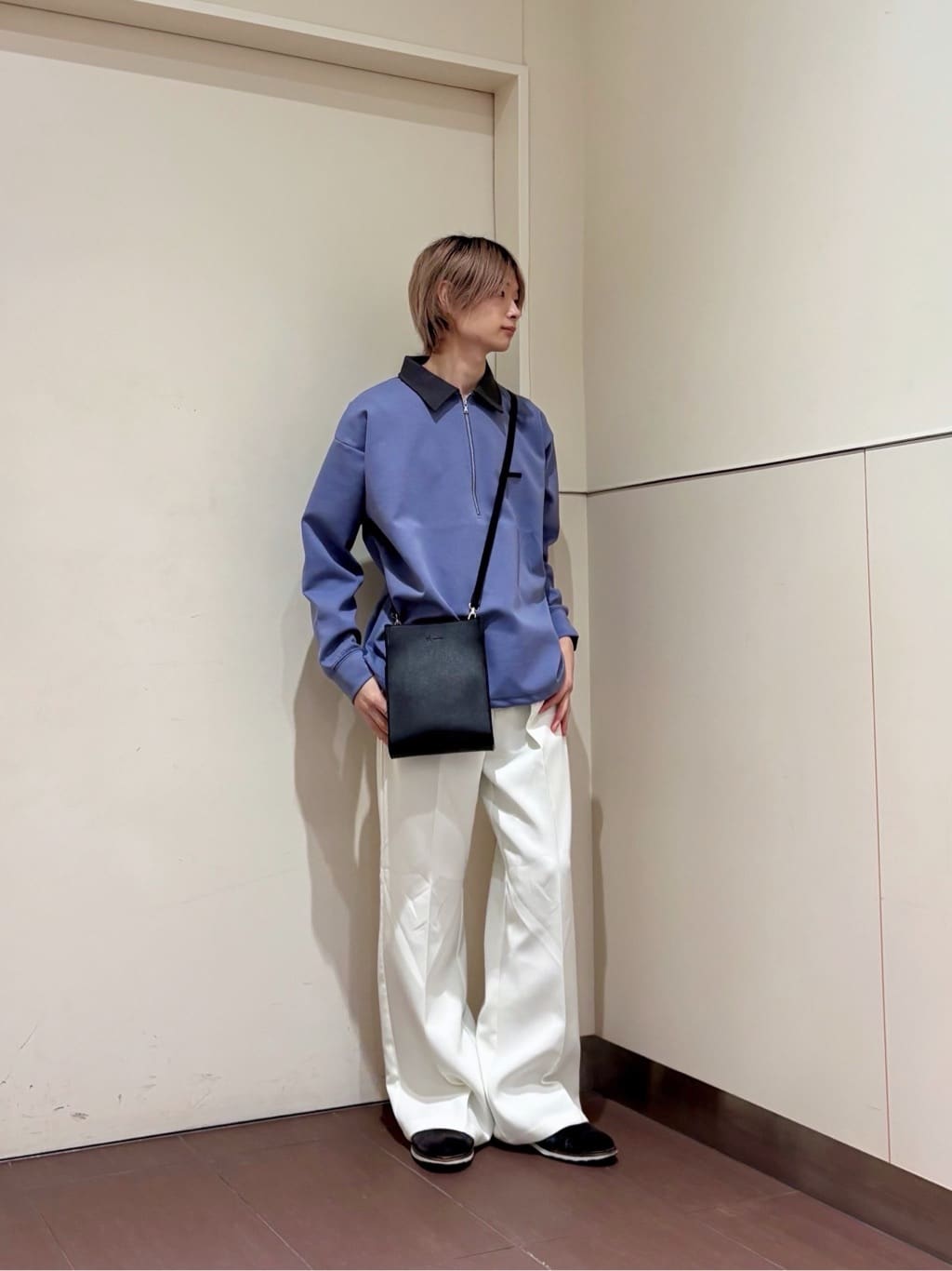 RYUGAさんの「tk.TAKEO KIKUCHI｜◆ルーズハーフジップポロスウェット」を使ったコーディネート