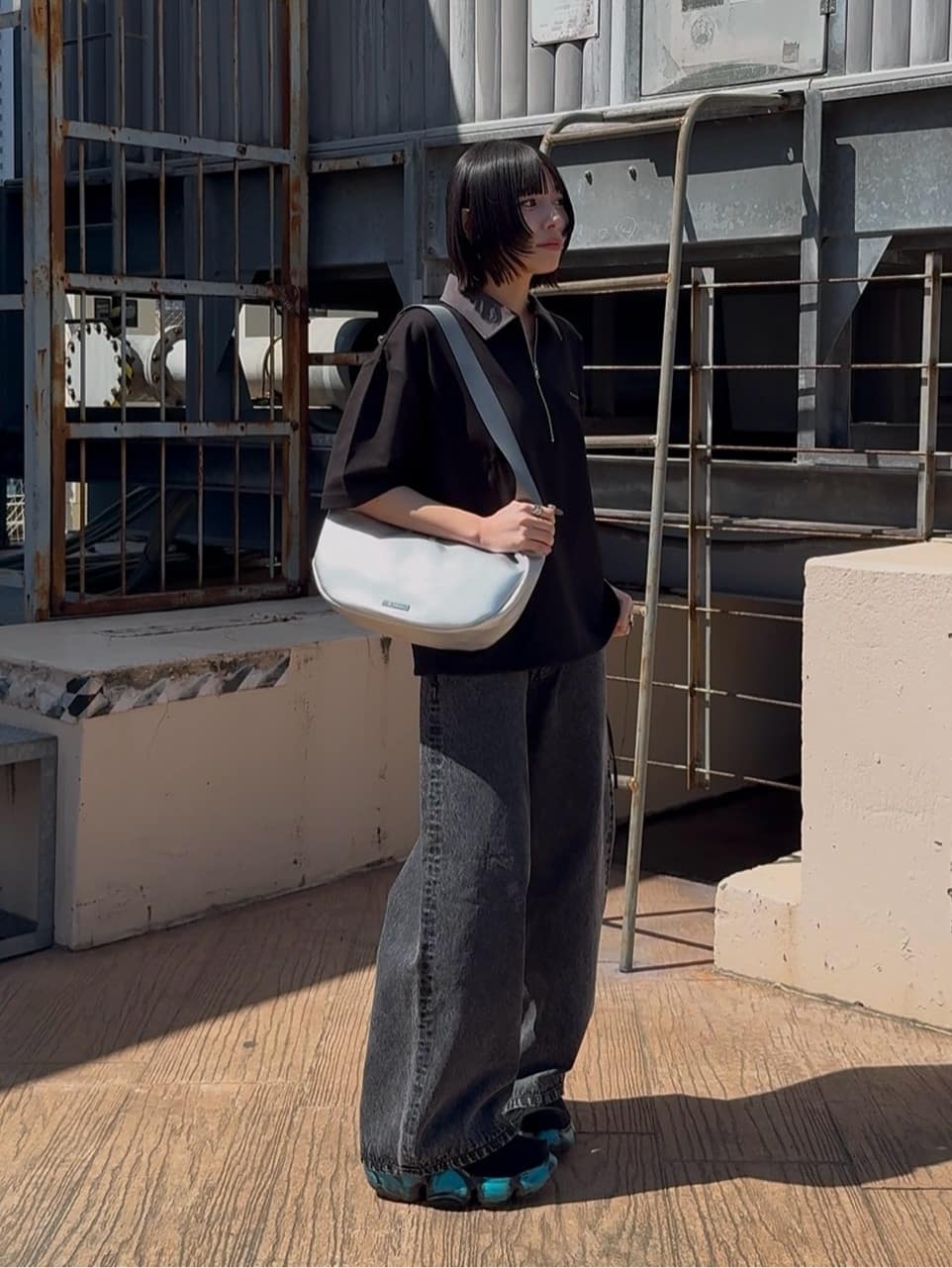 川本葵さんの「tk.TAKEO KIKUCHI｜◆【Aラインシリーズ】デニム」を使ったコーディネート