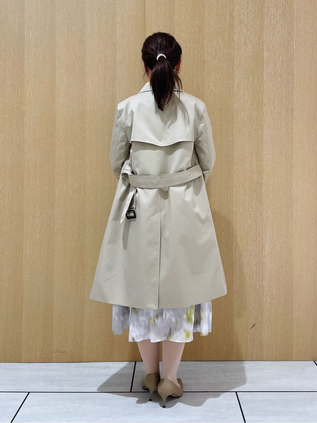 CHISATOさんの「UNTITLED｜◆【洗える/オンオフ使える】袖リブスリットストレッチニット」を使ったコーディネート