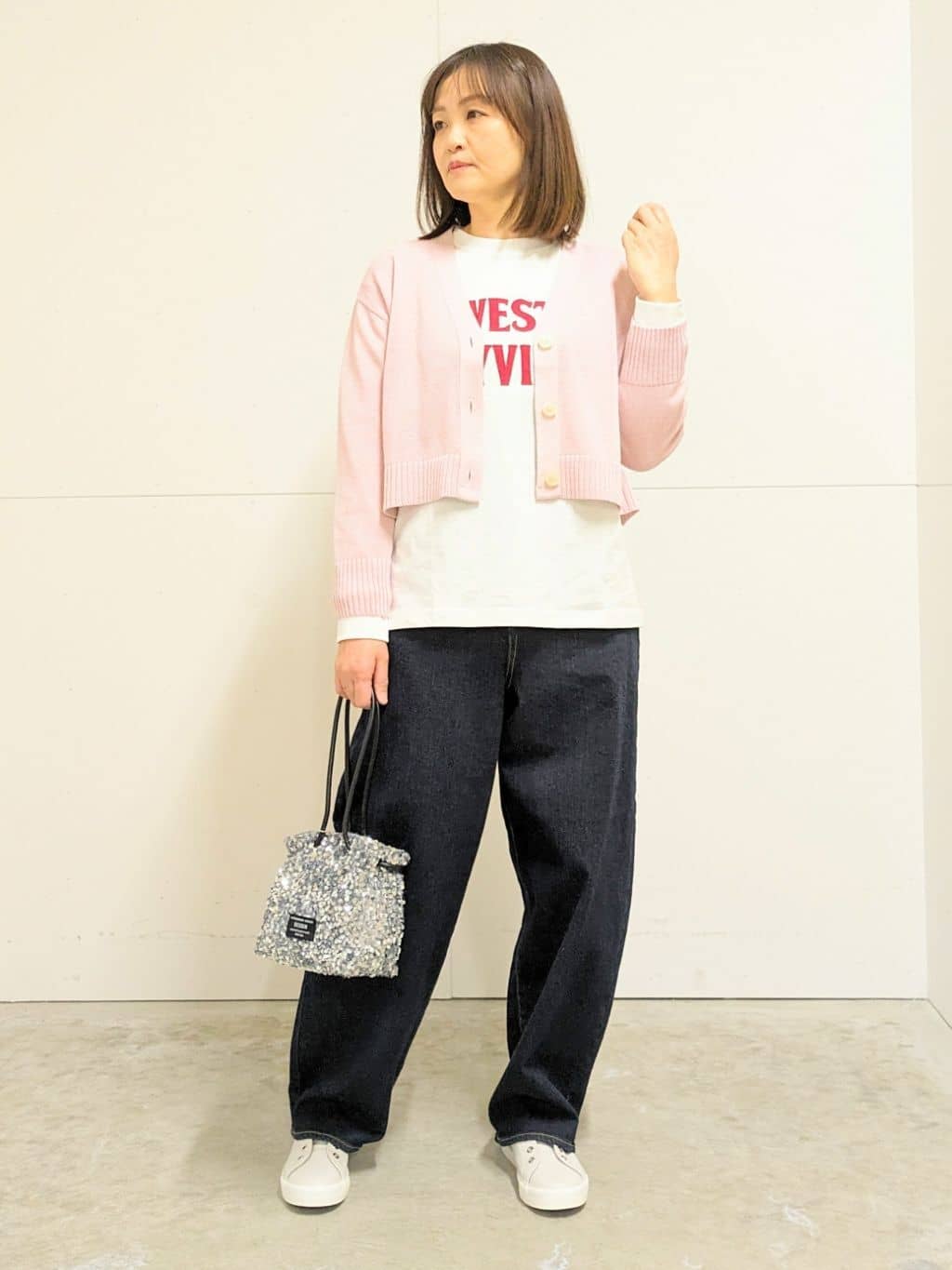 ricoさんの「Dessin｜◆【ユニセックス・洗える】ロングスリーブロゴTシャツ」を使ったコーディネート
