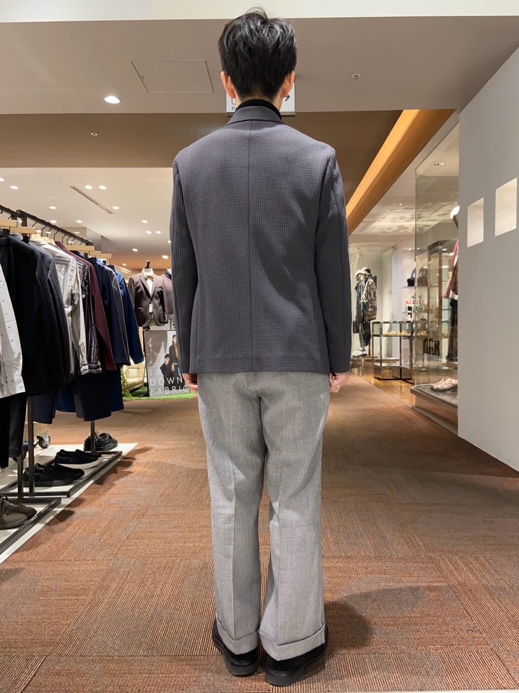 わいずみさんの「TAKEO KIKUCHI｜【抗菌防臭】クロスウィーブ ジャケット」を使ったコーディネート