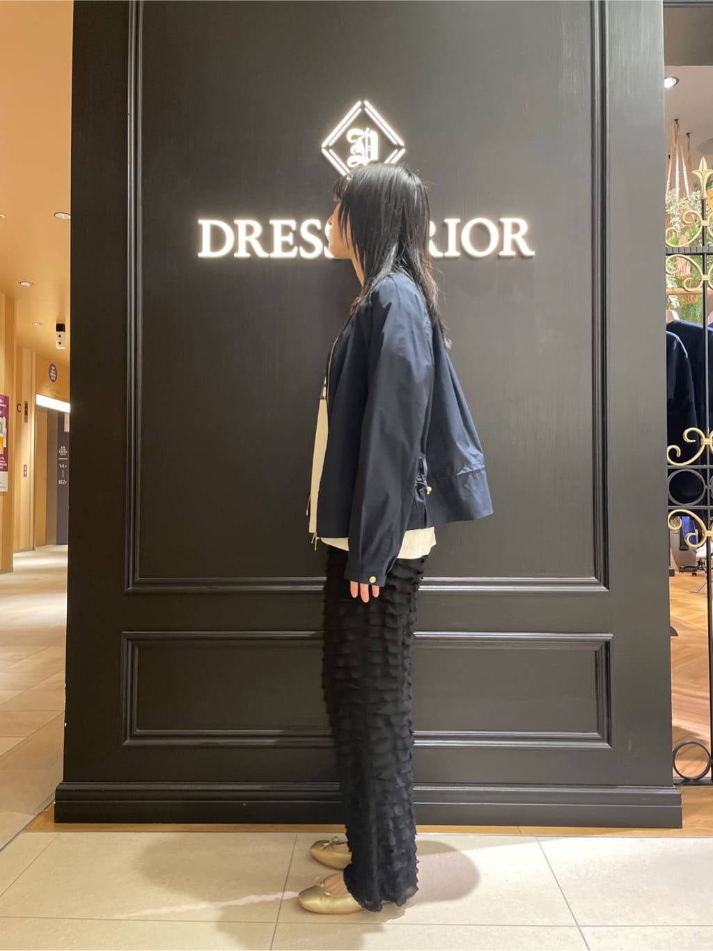 Karinさんの「DRESSTERIOR｜◆ソフトレザーバレエシューズ」を使ったコーディネート