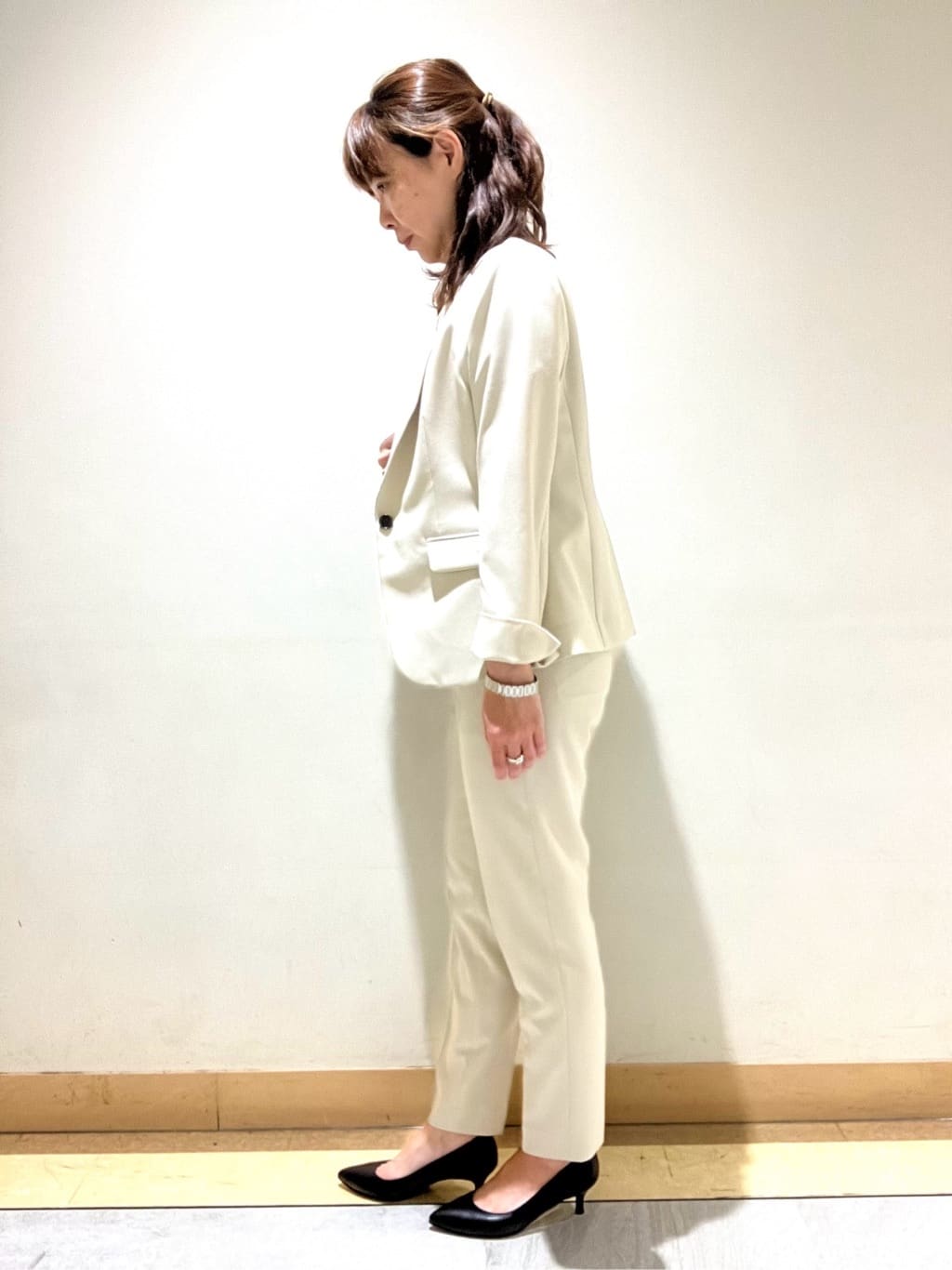 ひろみさんの「UNTITLED｜【日本製・本革】Comfit Dresser Pumps（コンフィットドレッサーパンプス）」を使ったコーディネート