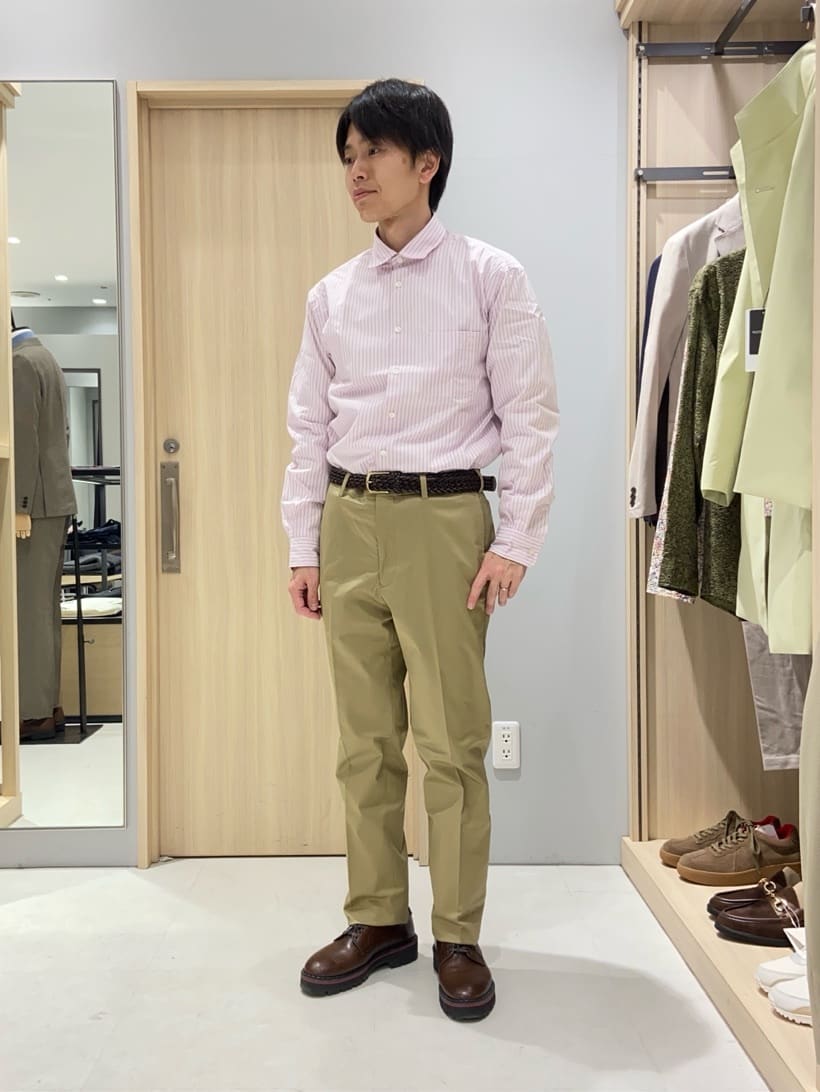 わいずみさんの「TAKEO KIKUCHI｜【オフィスカジュアル対応】ドレス チノパンツ」を使ったコーディネート