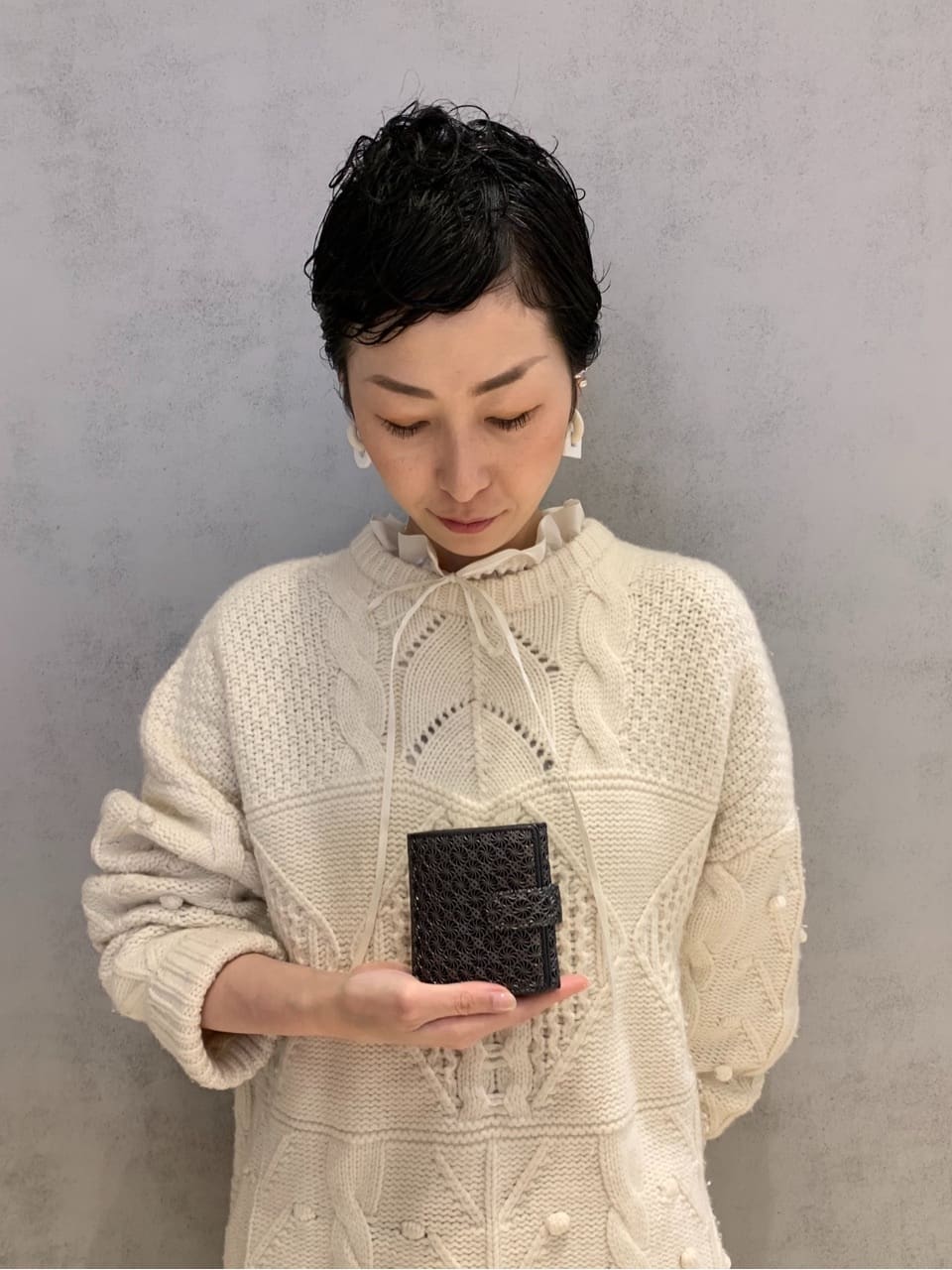 Kさんの「HIROKO HAYASHI｜GIRASOLE（ジラソーレ）薄型二つ折り財布」を使ったコーディネート