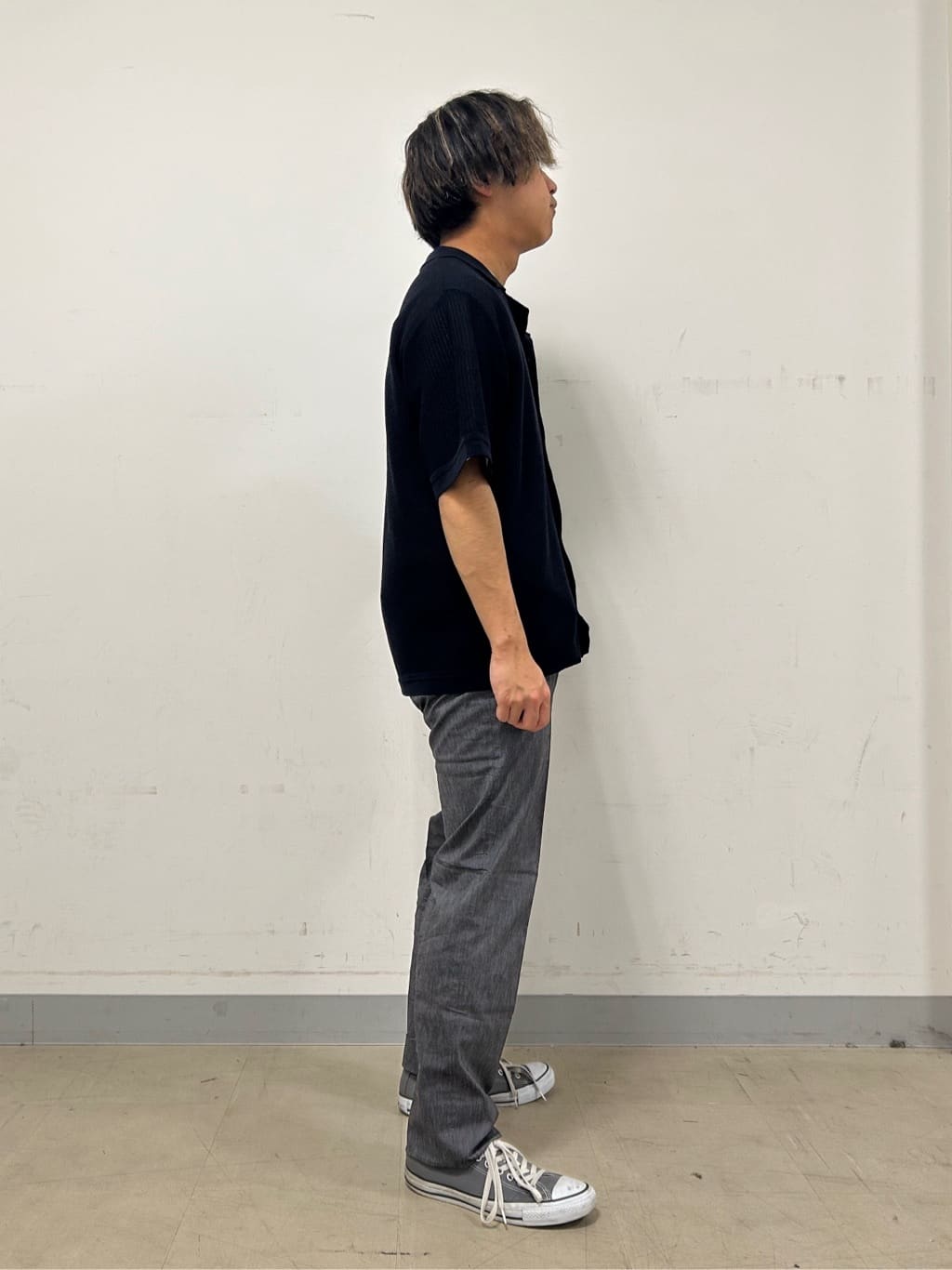 Hiroさんの「TAKEO KIKUCHI｜【抗菌防臭／5サイズ展開】ハイゲージポンチ Tシャツ」を使ったコーディネート