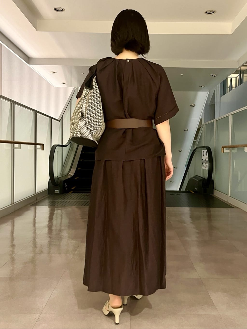 ちりんさんの「UNTITLED｜◆【セットアップ可能/手洗い可】リネン混フレアスカート」を使ったコーディネート