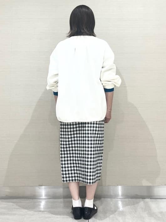 なつよさんの「UNTITLED｜◆【洗える/春の軽羽織り】ダンボール ノーカラーブルゾン」を使ったコーディネート