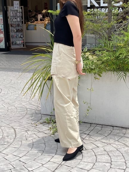 maiさんの「ESPERANZA｜《定番》晴雨兼用クッションフラットパンプス」を使ったコーディネート