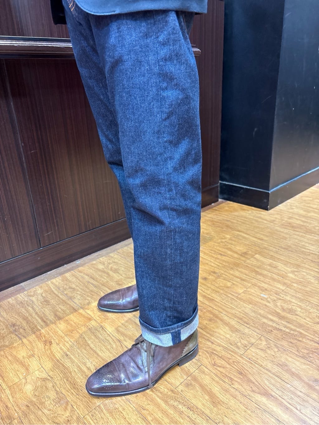 KEIさんの「TAKEO KIKUCHI｜【モンスターストレッチ】日本製 ウォッシュド デニムパンツ」を使ったコーディネート