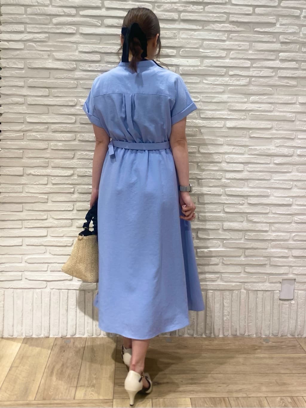 KARENさんの「index｜《7色展開／XS-LLサイズ》ダブルポケットスキッパーシャツワンピース【吸水速乾／防シワ／イージーア」を使ったコーディネート