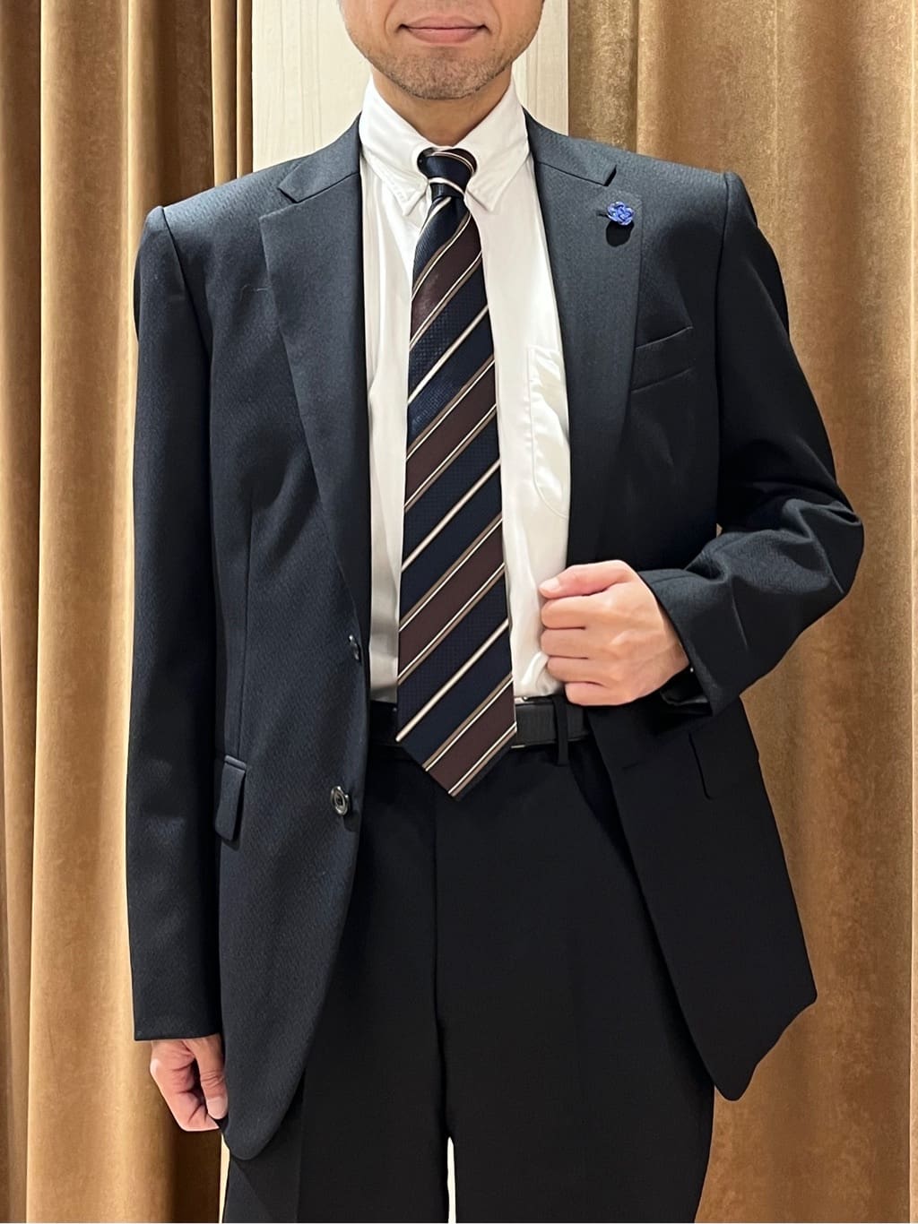 URAさんの「TAKEO KIKUCHI｜【Made in JAPAN】矢絣（やがすり）スーツ／スリーピース対応」を使ったコーディネート