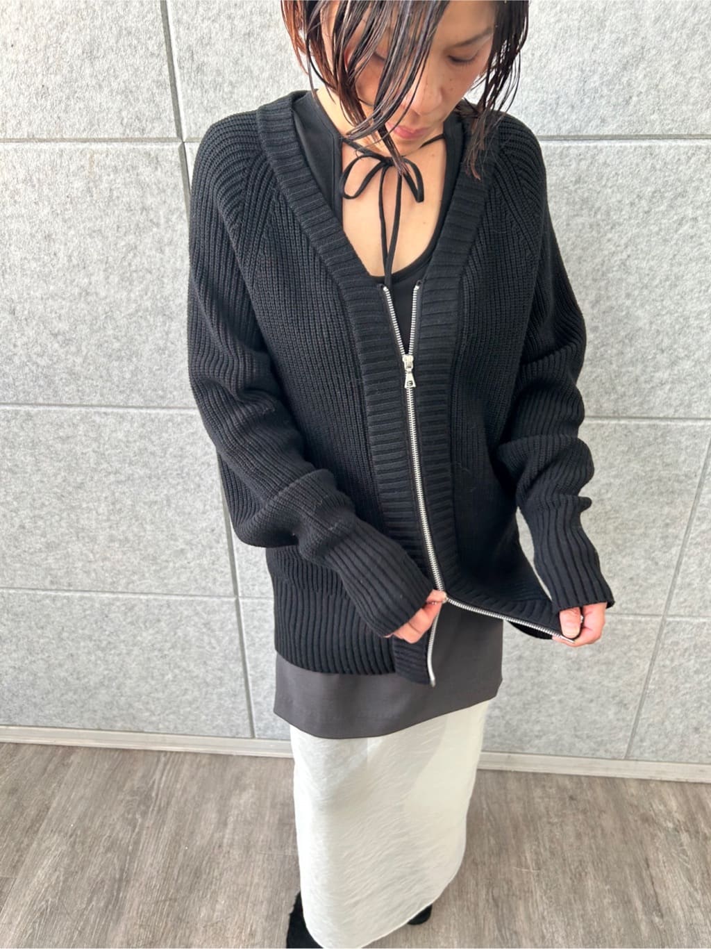 yukoさんの「CODE A｜reversible sheer skirt」を使ったコーディネート