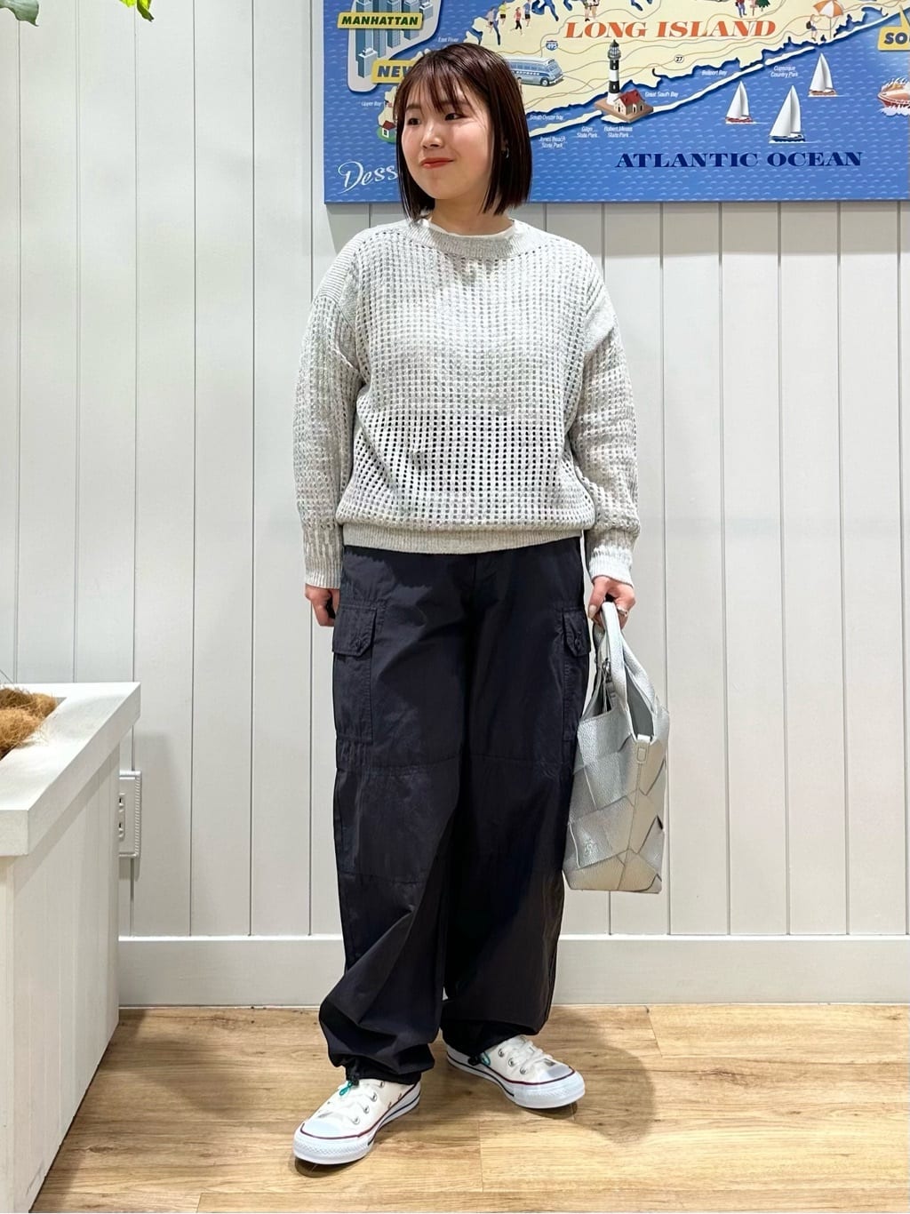 nahoさんの「Dessin｜【CONVERSE/コンバース】ハイカット」を使ったコーディネート