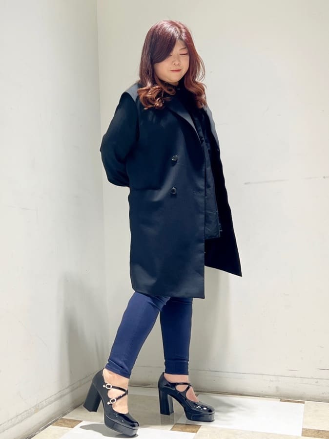 yumiさんの「ESPERANZA｜クロスダブルバックル厚底パンプス 結婚式二次会 パーティー 25SS」を使ったコーディネート