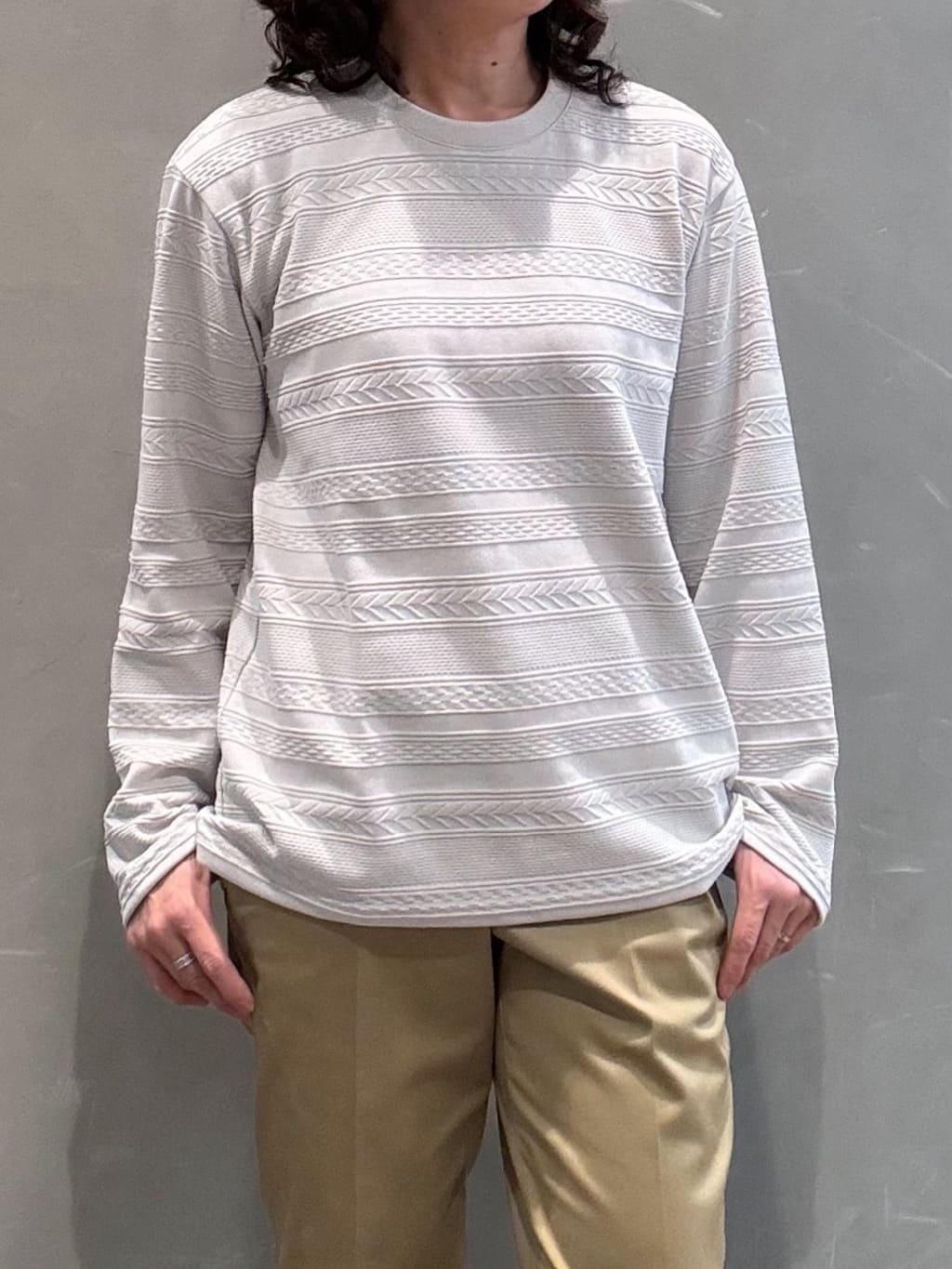 のぐみさんの「TAKEO KIKUCHI｜【オフィスカジュアル対応】ドレス チノパンツ」を使ったコーディネート