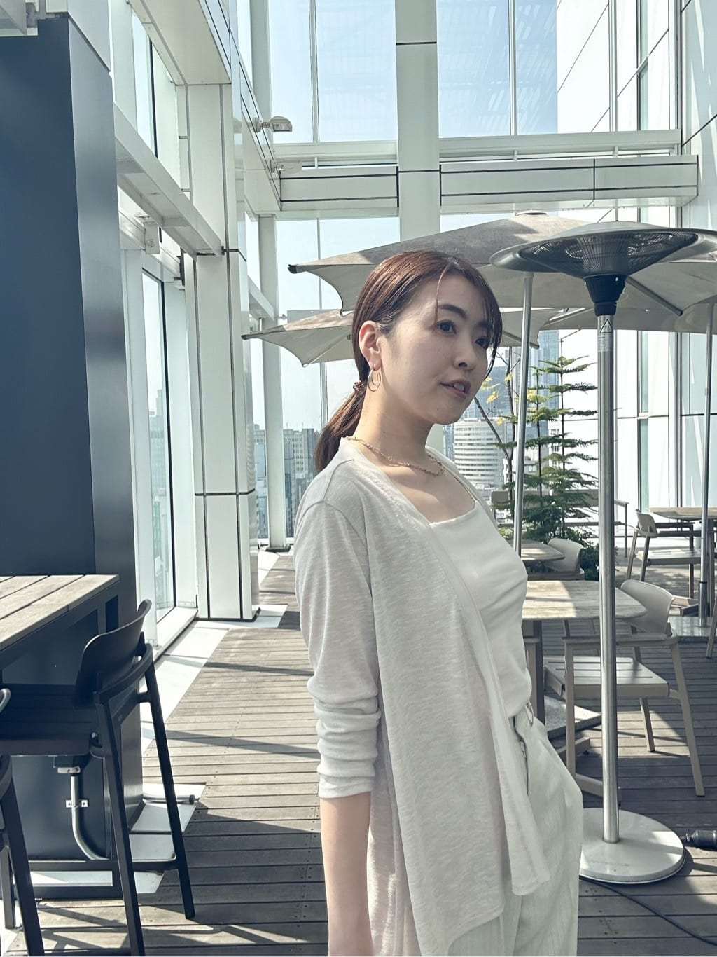 hayaseさんの「COUP DE CHANCE｜【洗える】着流しカーディガン」を使ったコーディネート