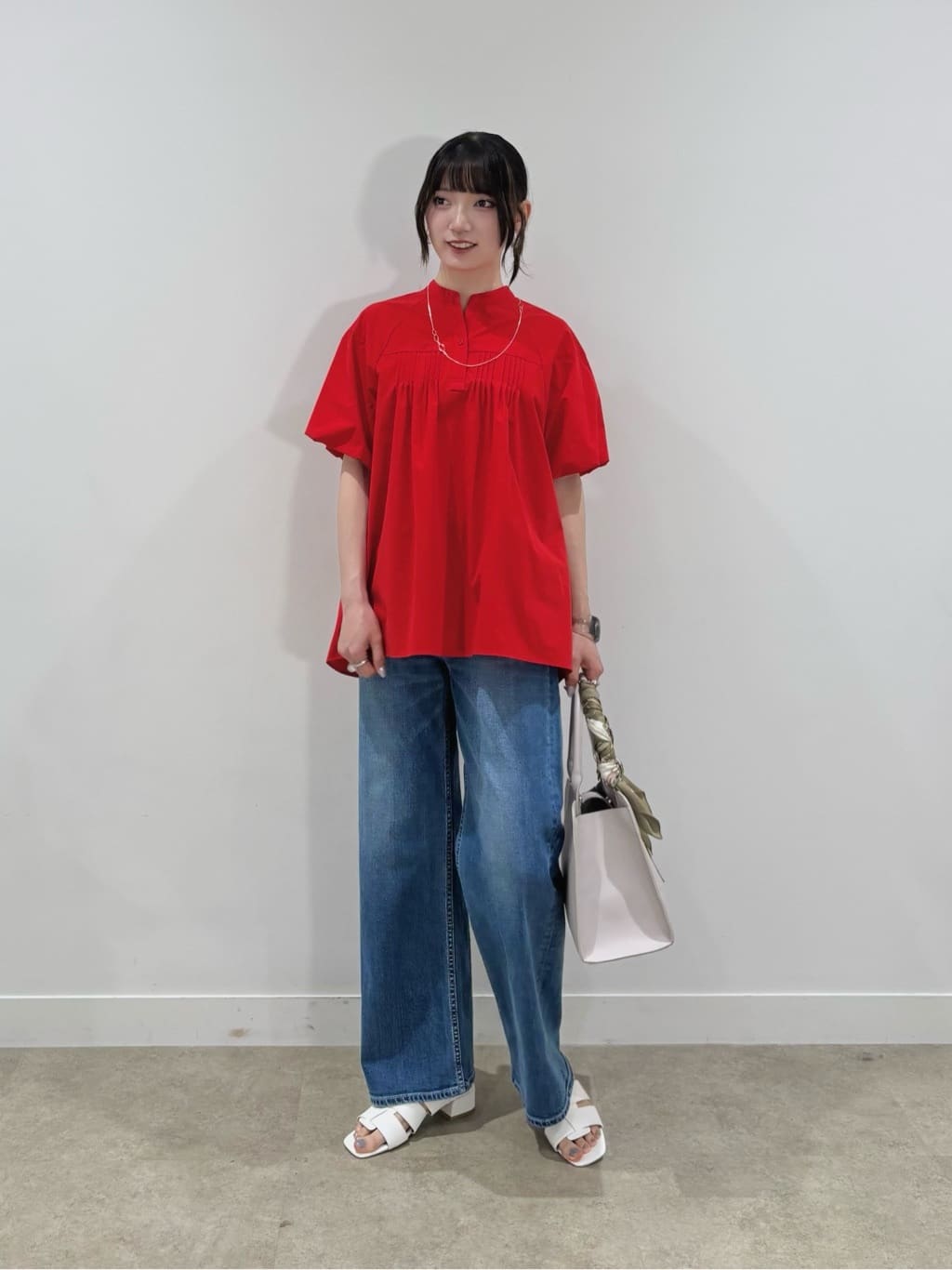 ibukiさんの「INDIVI｜◆【通気性◎撥水／UV／SETUP可能】アクティブブラウス」を使ったコーディネート