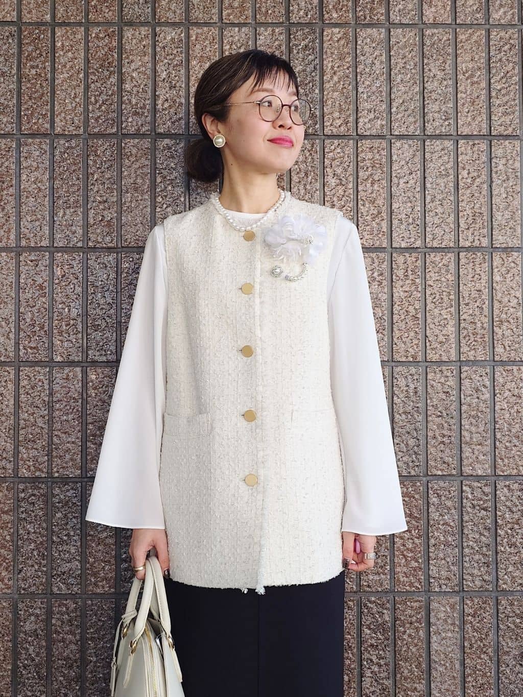 MUTSUKOさんの「UNTITLED｜◆フレアスリーブブラウス」を使ったコーディネート