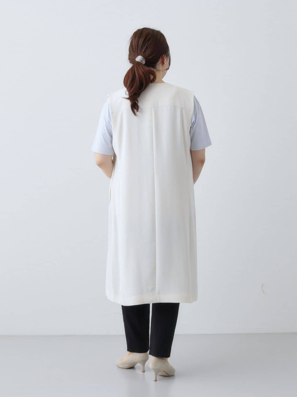 kaoさんの「INDIVI｜◆【着る日傘/遮熱/UVケア】ロングジレジャケット」を使ったコーディネート