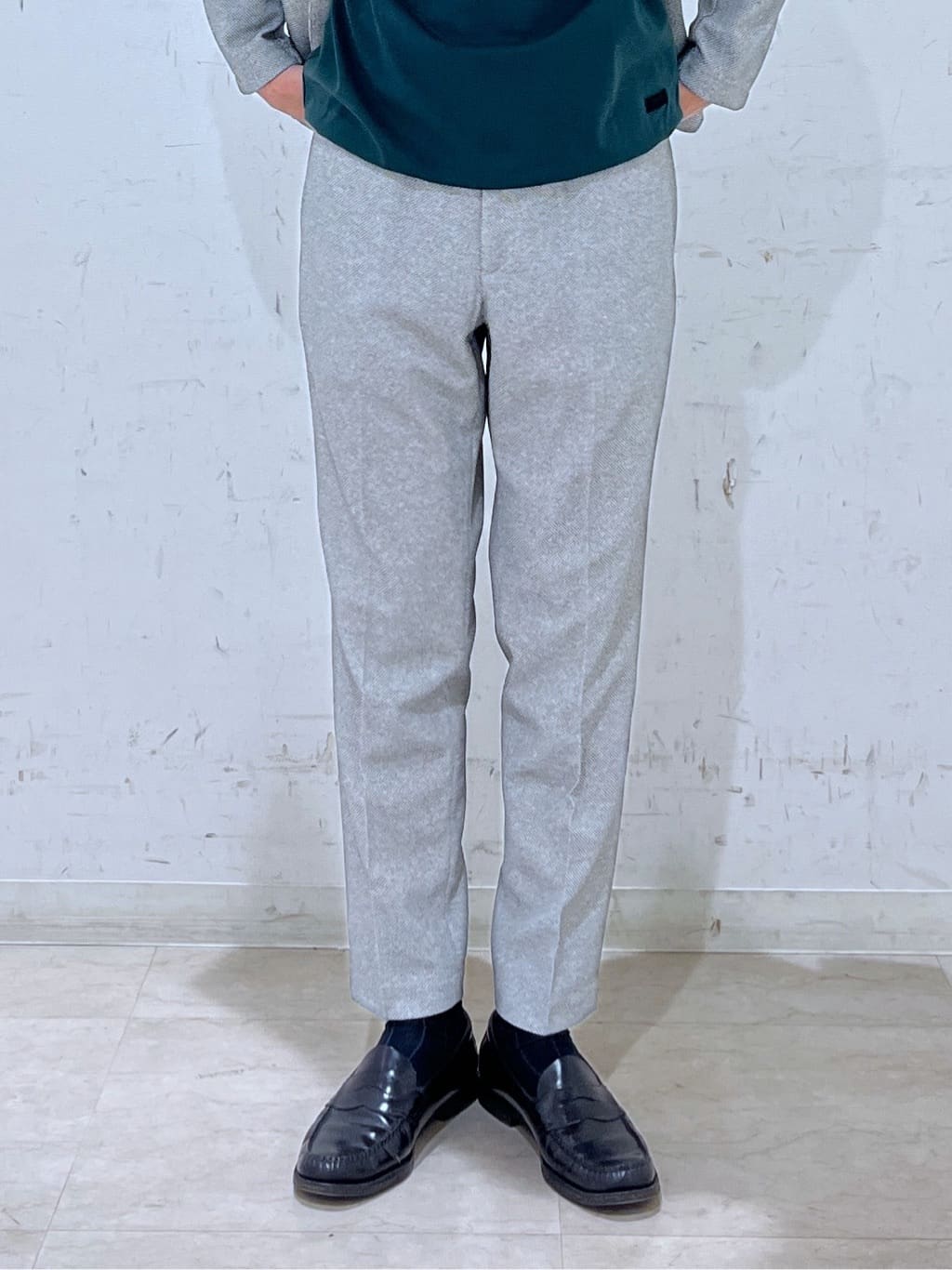 mutoさんの「TAKEO KIKUCHI｜【抗菌防臭／5サイズ展開】ハイゲージポンチ Tシャツ」を使ったコーディネート
