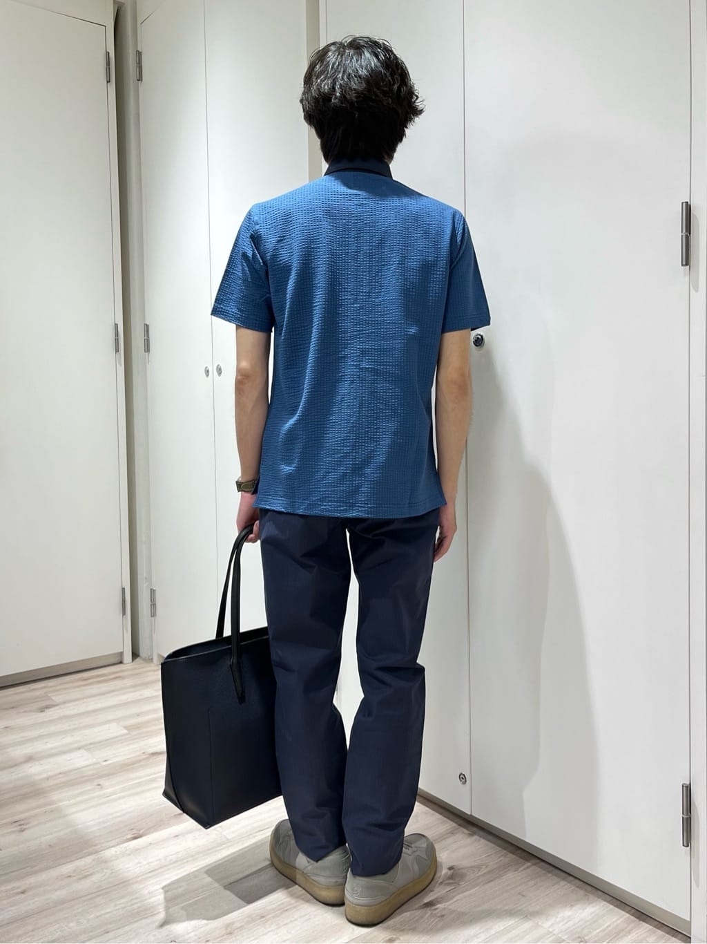 URAさんの「TAKEO KIKUCHI｜【全7サイズ&times;8色展開！】トップマルチヘリンボン パンツ」を使ったコーディネート