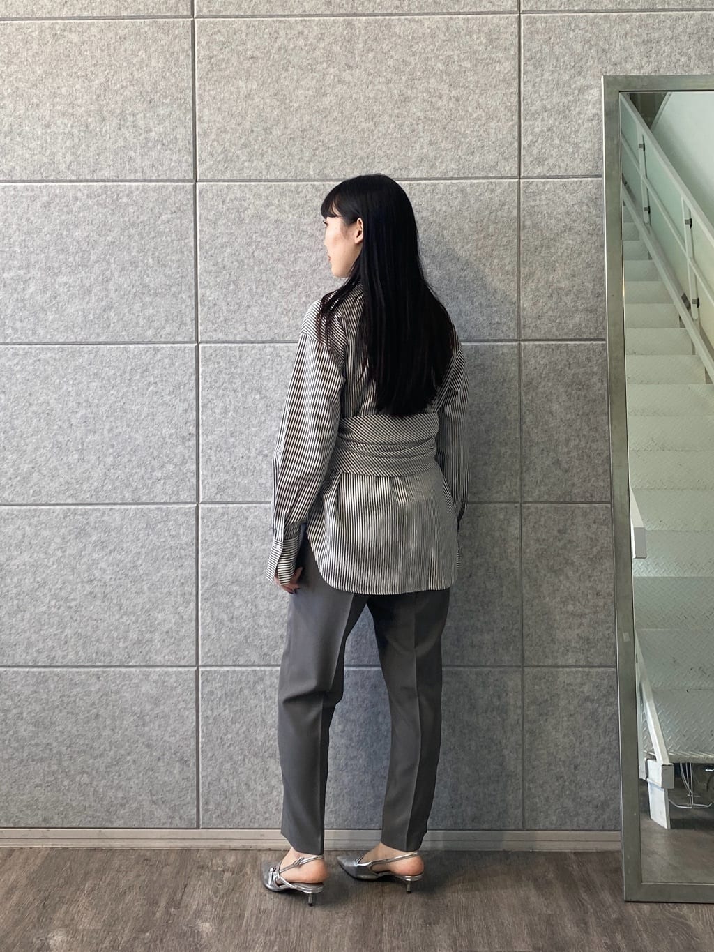 rinaさんの「INDIVI｜【接触冷感／セットアップ対応】イージーテーパードパンツ【通勤・セレモニー】」を使ったコーディネート