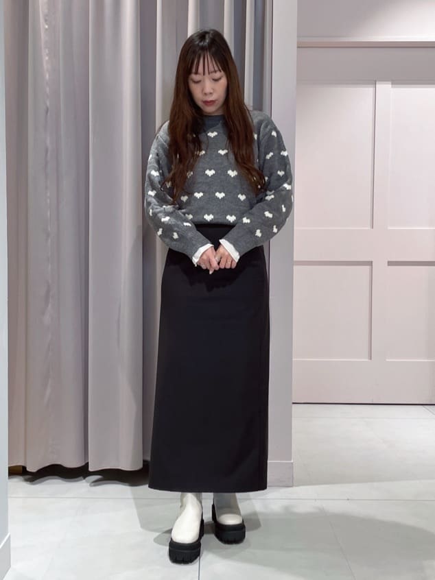 maiさんの「ESPERANZA｜ニットロングブーツ」を使ったコーディネート