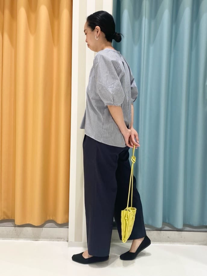 おかさんの「SHOO･LA･RUE｜◆【高レビュー】洗えてサラサラ ニットパンプス」を使ったコーディネート
