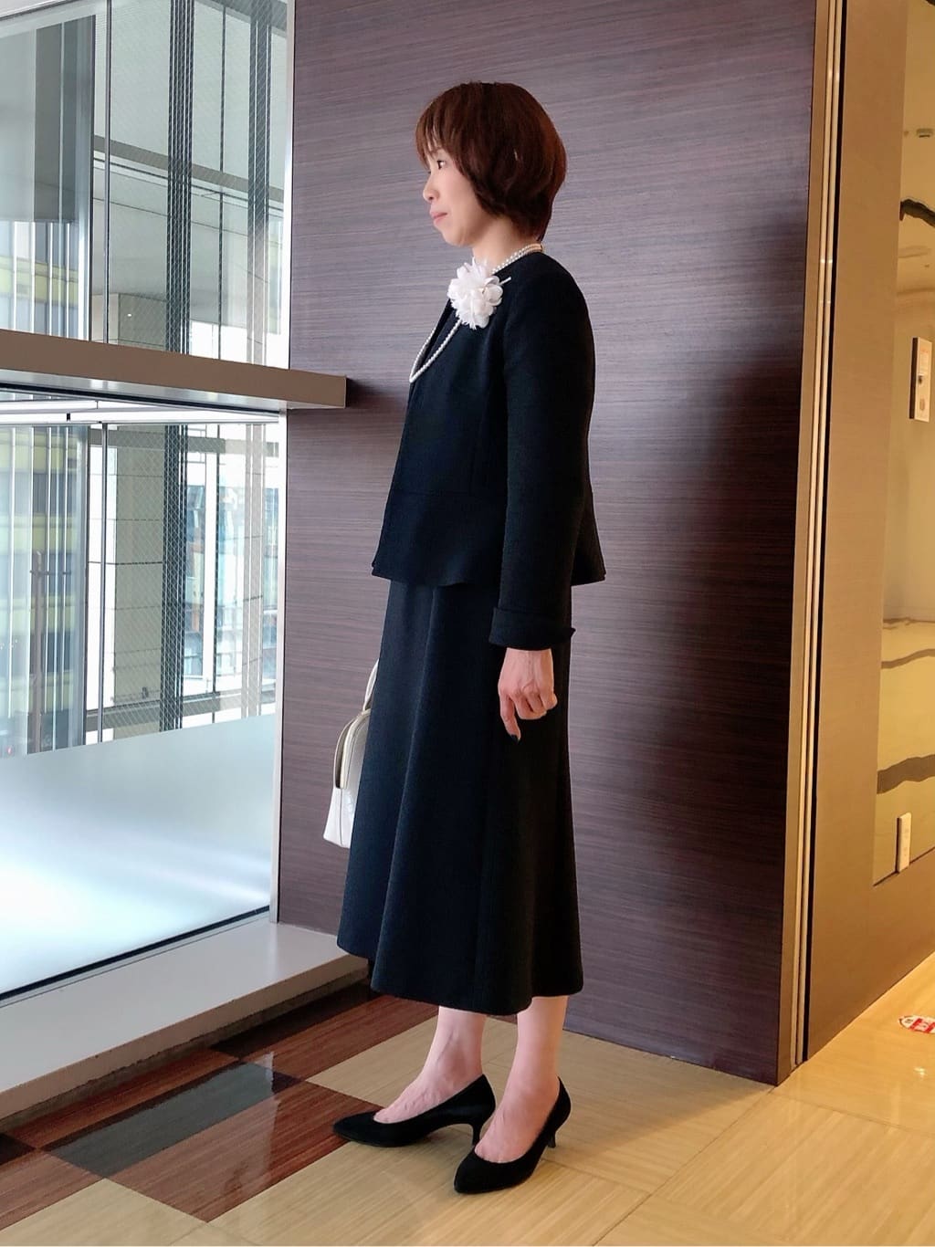 Satoさんの「UNTITLED｜【追加6/日本製】2連フェイクパールネックレス」を使ったコーディネート