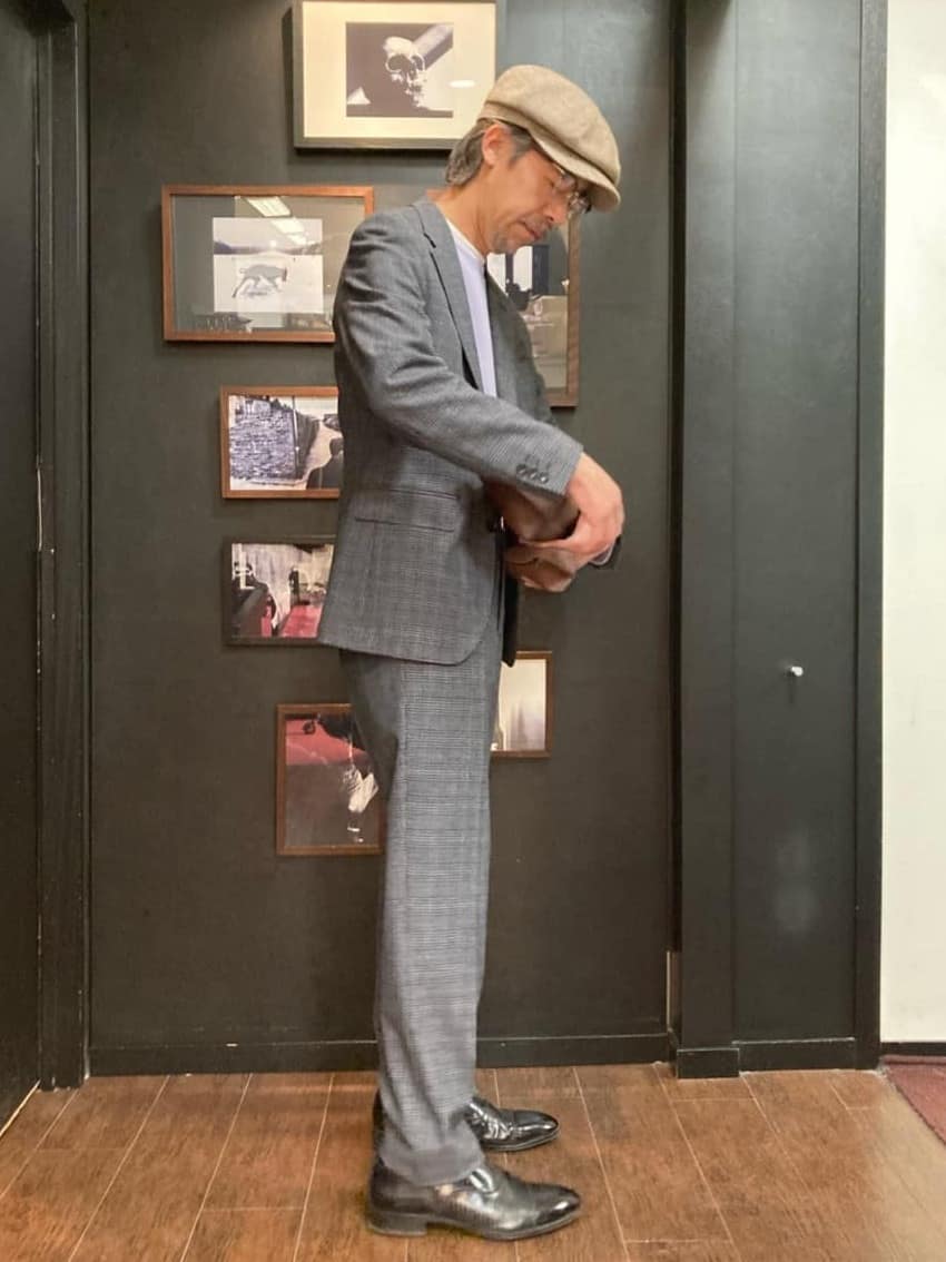 KDDさんの「TAKEO KIKUCHI｜ストレートチップシューズ[ メンズ ビジネス シューズ 結婚式 ]」を使ったコーディネート