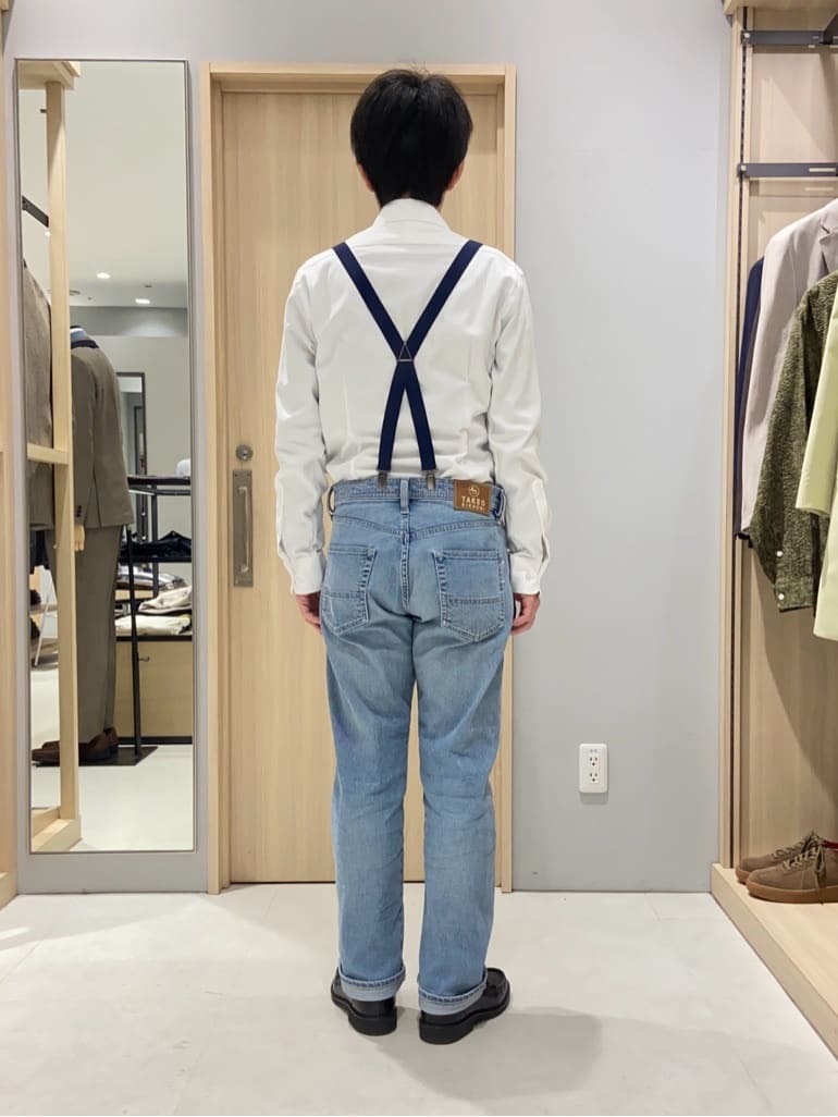 わいずみさんの「TAKEO KIKUCHI｜【Made in JAPAN】ドビーストライプ ドレス シャツ」を使ったコーディネート