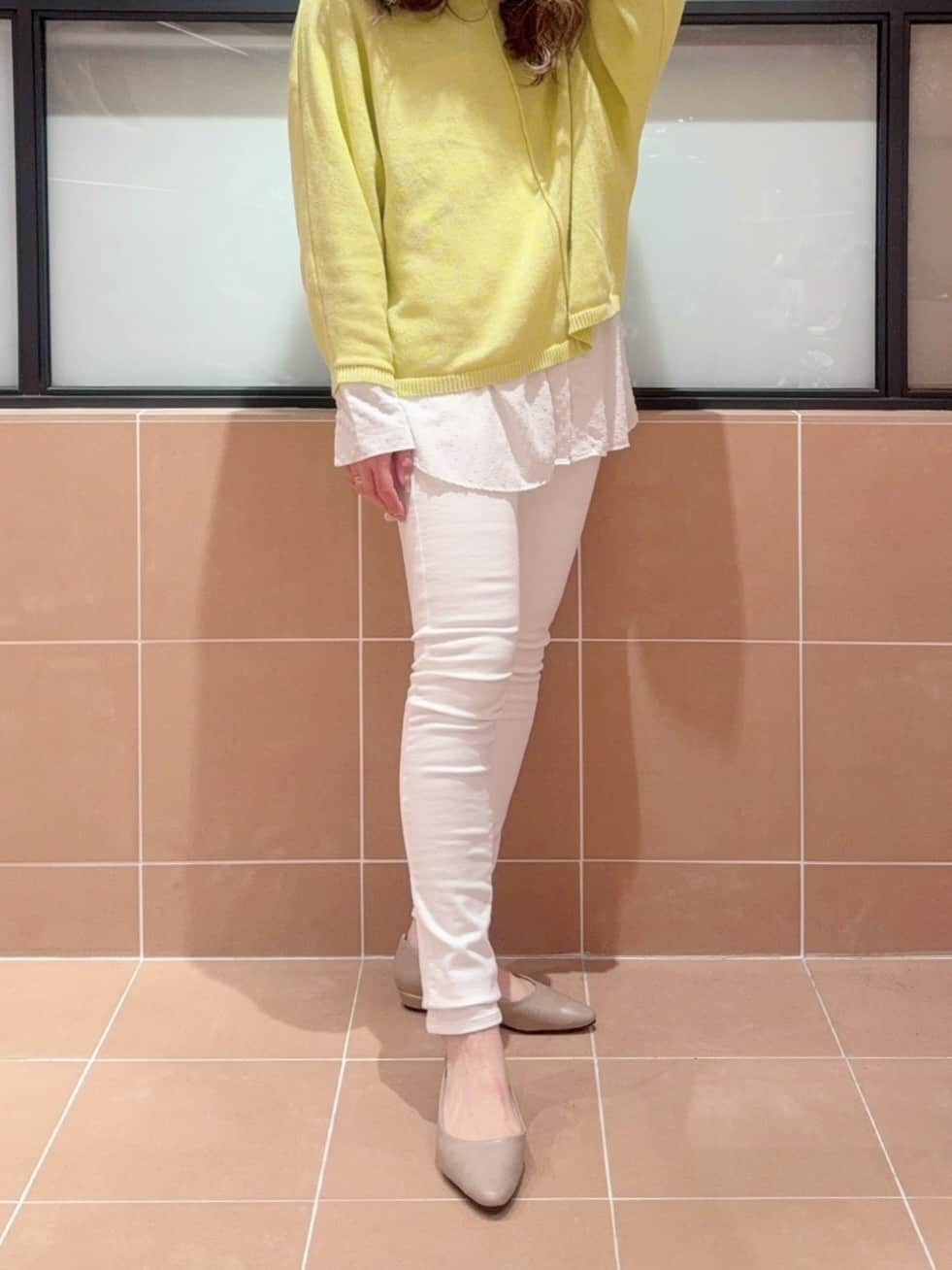 kaoriさんの「ESPERANZA｜《定番》晴雨兼用クッションフラットパンプス」を使ったコーディネート