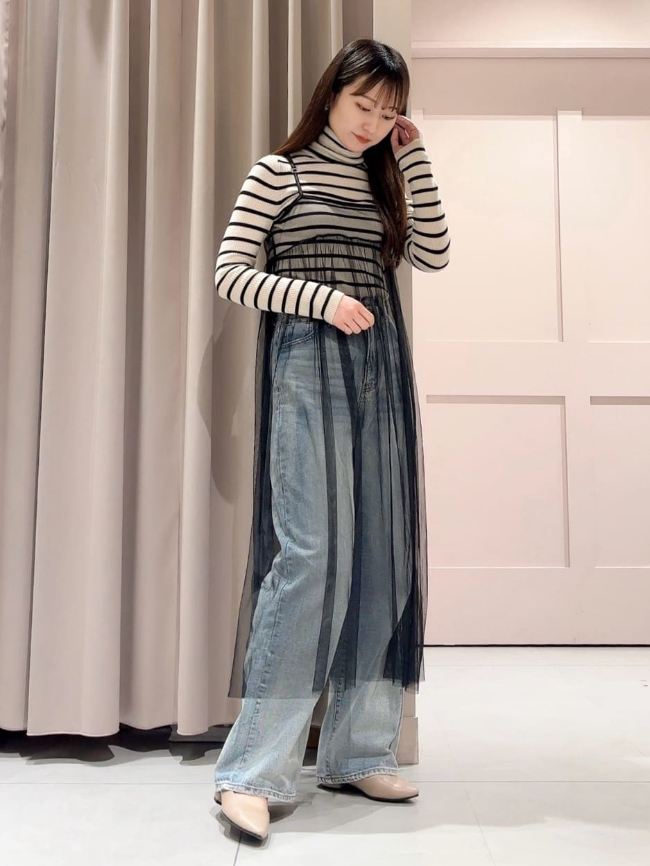 RINAさんの「ESPERANZA｜《定番》晴雨兼用クッションフラットパンプス」を使ったコーディネート