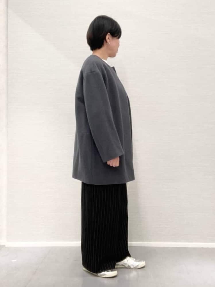 Yukoさんの「UNTITLED｜◆【洗える/体型カバー】コットンウールプルオーバーニット」を使ったコーディネート
