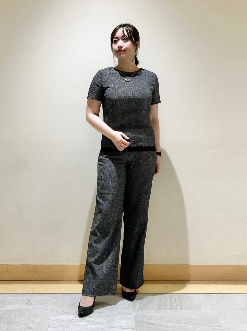 Ryoさんの「INDIVI｜【セレモニーにおすすめ！】パール調トップネックレス」を使ったコーディネート
