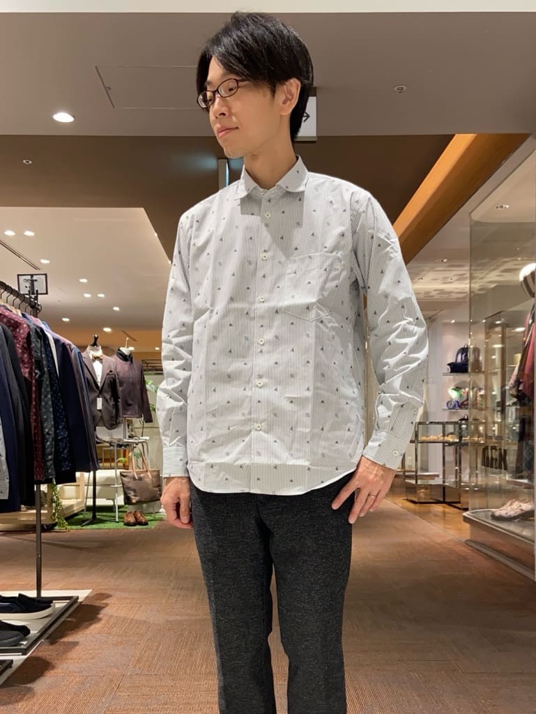 わいずみさんの「TAKEO KIKUCHI｜【キーリング付】メランジ　大人トートバッグ」を使ったコーディネート